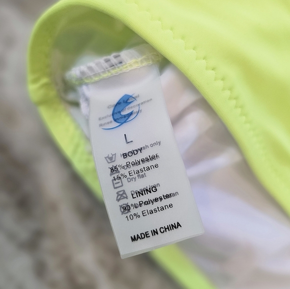 Lucky Brand Yellow Bikini Set NWT women’s medium - Picture 7 of 8